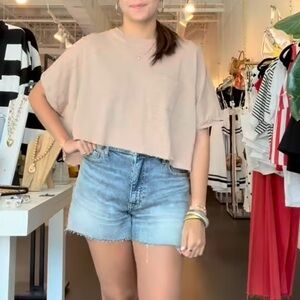 SET OF 2 Double Zero Cropped Tshirts